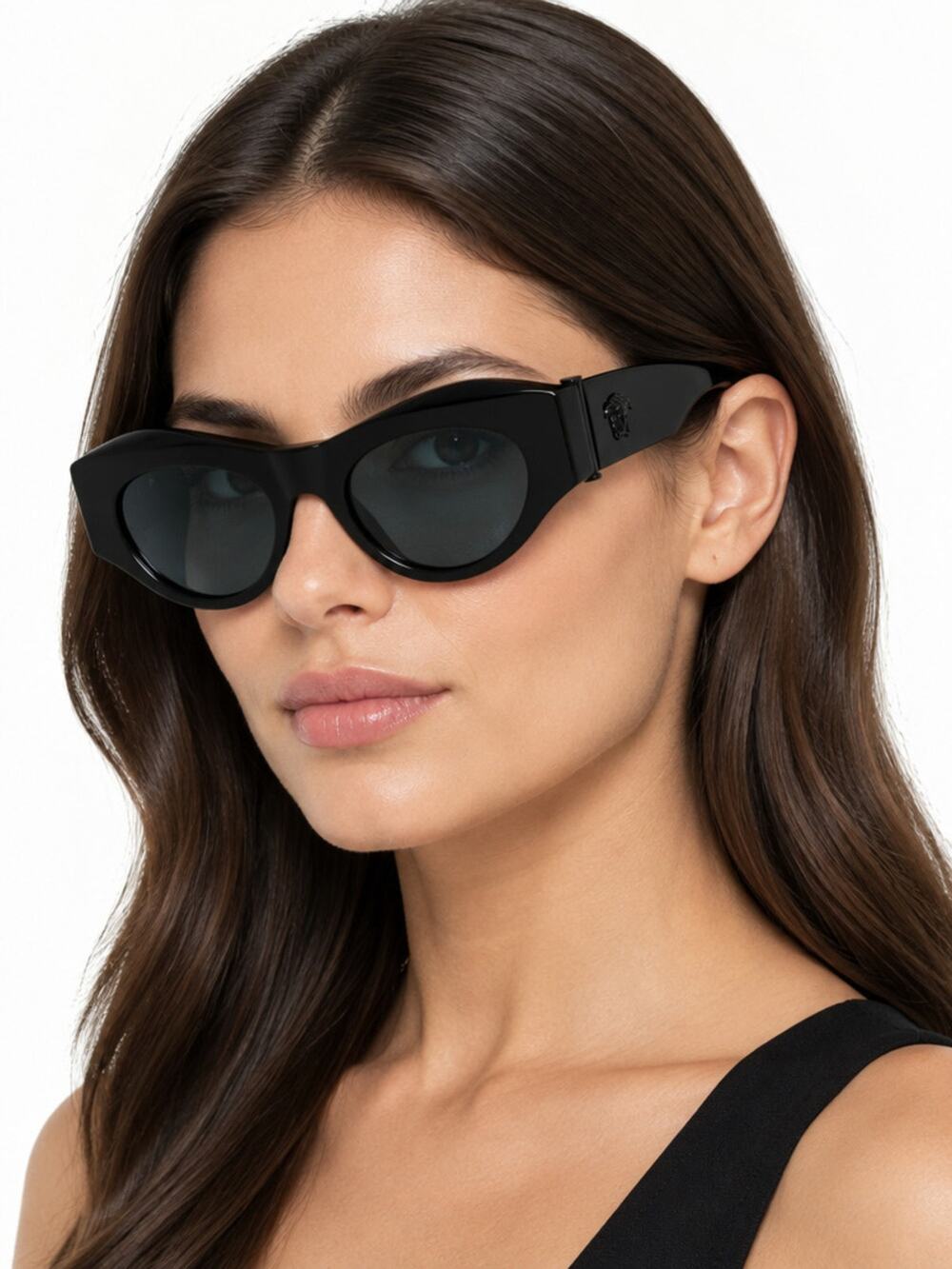 NEW Versace VE4477U 536087 Black Sunglasses Authentic